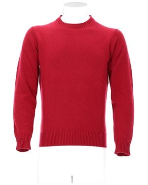Kangra Cashmere Cashmere Knit Sweater - Red