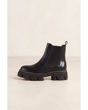 Alohas Berenice Leather Ankle Boots - Black
