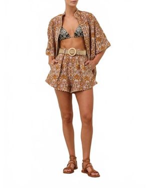 Zimmermann Wylie Fitted Short - Multicolor