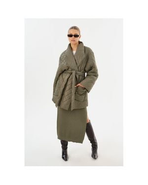 Lamarque Verica Quilted Jacket - Green