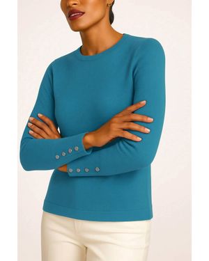 J'Envie/Eli Dorothea Long Sleeve Top - Blue