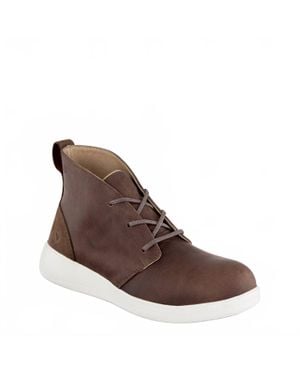 Red Wing Cross Lite Safety Toe Chukka Boots - Brown