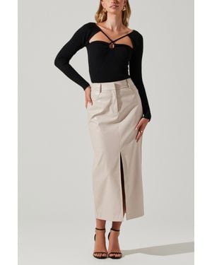 Astr Karolyna Skirt - White