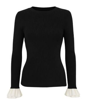Le Superbe Extra Crew A La Carte Sweater - Black