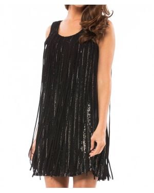 Parker Bryant Sequin Mini Dress - Black