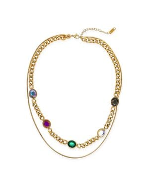 OMG BLINGS Sunset Necklace - Metallic