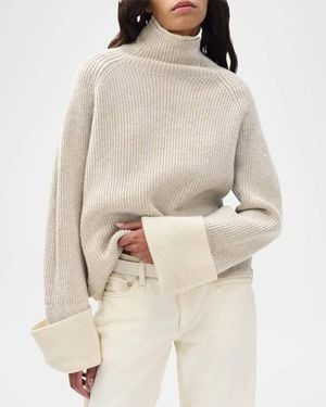 Rag & Bone Ilaria Turtleneck Sweater - Natural
