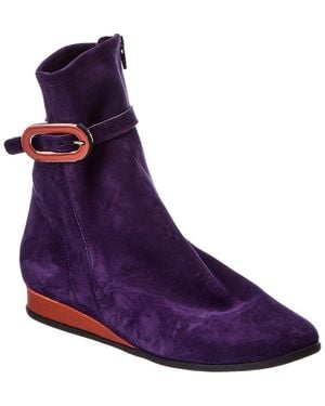 Arche Piamay Leather Bootie - Purple