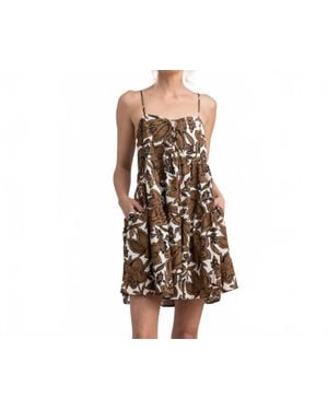 Lena® Krista Babydoll Mini Dress - Black