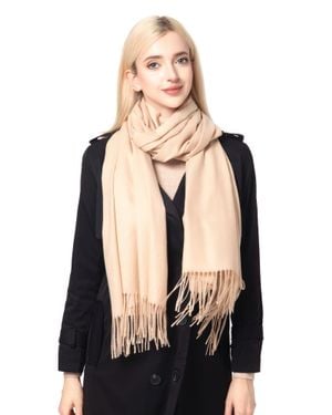 Fashnzfab Fashion Basic Blanket Scarf - Black