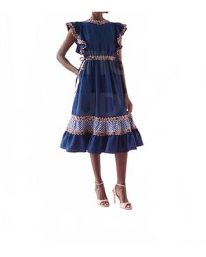 Celiab Nael Midi Dress - Blue