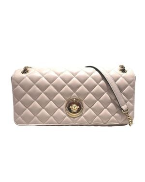 Versace Medusa Lambskin Shoulder Bag - Pink