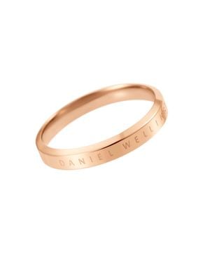 Daniel Wellington Classic Rose-Tone Ring - Metallic