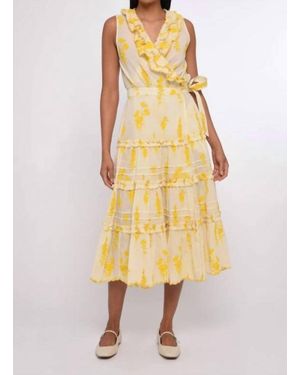 LOVE THE LABEL Remy Sleeveless Maxi Dress - Yellow