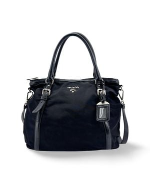Prada Pocono Nylon Shoulder Bag - Blue