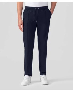 Ron Dorff Straight Pull-On Light City Pants - Blue