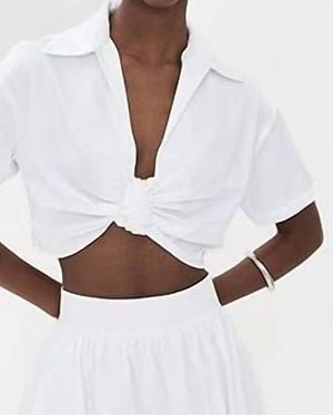 De Loreta Miriam Blouse - White