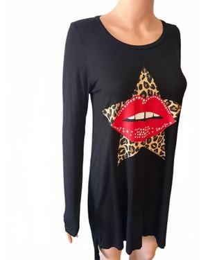 Lauren Moshi Fedora Leopard Dress - Blue