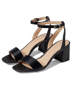 Cl By Laundry Beauties Sandals 5.5 Ankle Strap Block Heel Zpo3180 - Black