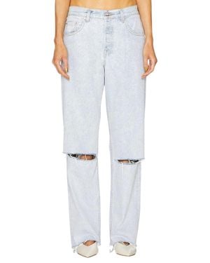 GRLFRND Bella Low Rise Boyfriend Jeans - Blue