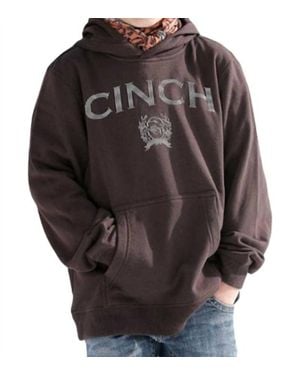 Cinch Boy's Logo Hoodie - Black