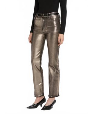 FRAME Bootcut Reboot Coated Pants - Black