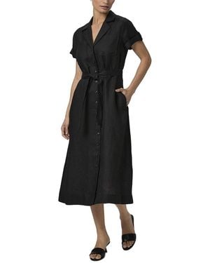 PAIGE Linen Lexina Dress - Black