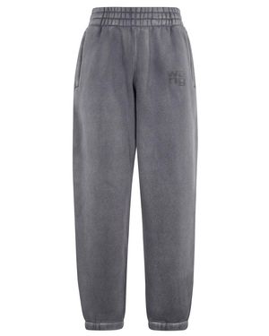 T By Alexander Wang Jogger Terry Pants - Gray