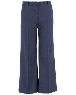 Ql2 Stretch Cotton Pants - Blue