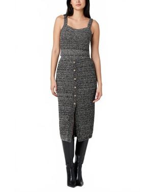 Toccin Tani Button-Front Skirt - Black