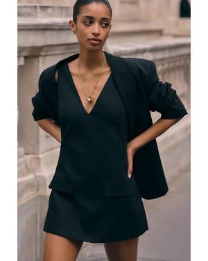 Mare Mare V-Neck Romper - Black