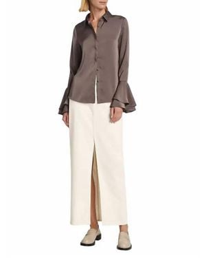 10 Crosby Derek Lam Selma Blouse - Natural