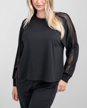 Honeylove Blisswear Long Sleeve Top - Black