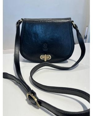 Charlie Leather Jennifer Italian Leather Bag - Blue