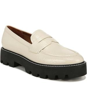 Franco Sarto Balin Penny Loafers Usputty Patent Slip On Shoes Gal759 - White