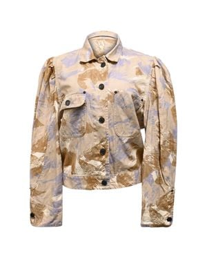 Isabel Marant Itora Printed Jacket - Natural