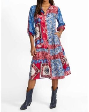 Johnny Was Cornelia Dress - Red