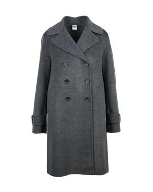 Aspesi Double-Breasted Wool Coat - Gray