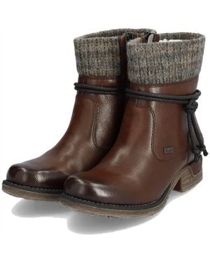 Rieker Fee 88 Boot - Brown