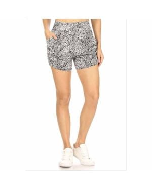 White Label Lounge Shorts With Pockets - Blue
