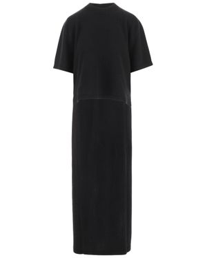 Sa Su Phi Long-Line Crew Neck Cashmere Sweater - Black