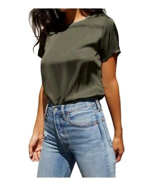Nation Ltd Marie Boxy Crop Tee - Black