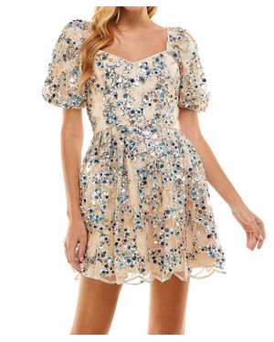 TCEC Sequin Sweetheart Dress - Multicolor