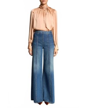 Ulla Johnson Bianca Wide-Leg Jean - Blue