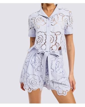 En Saison Brynlee Shorts - Blue