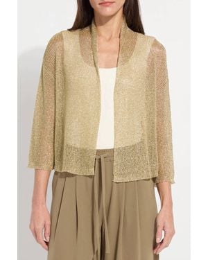 Lyssé Oriana Metallic Shrug - Natural