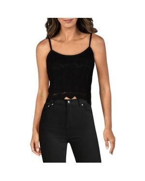 Sage the Label Knitted Cut Out Cropped - Black