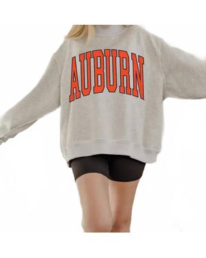 Aapparella Auburn Reversible Mock Neck Sweatshirt - Gray
