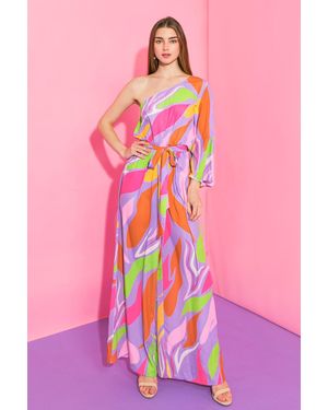 TRUEDAMES Harmony Woven Jumpsuit - Pink