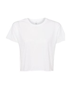 Next Level Festival Crop Top - White